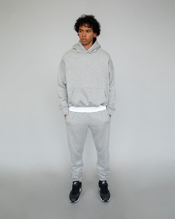 Drop Shoulder Hoodie - Charcoal – Hours