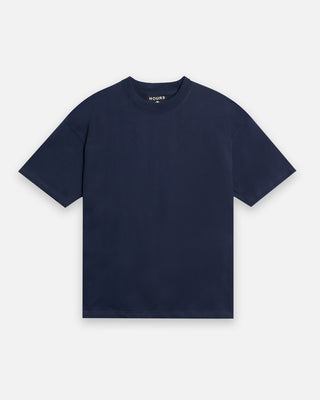 Drop Shoulder T-Shirt - Navy – Hours