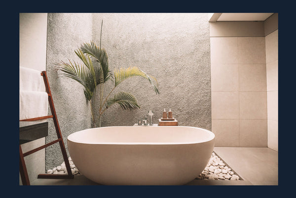 Image of a bathtub at a spa