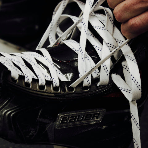 Howies White Waxed Hockey Skate Laces | Howies Hockey Tape