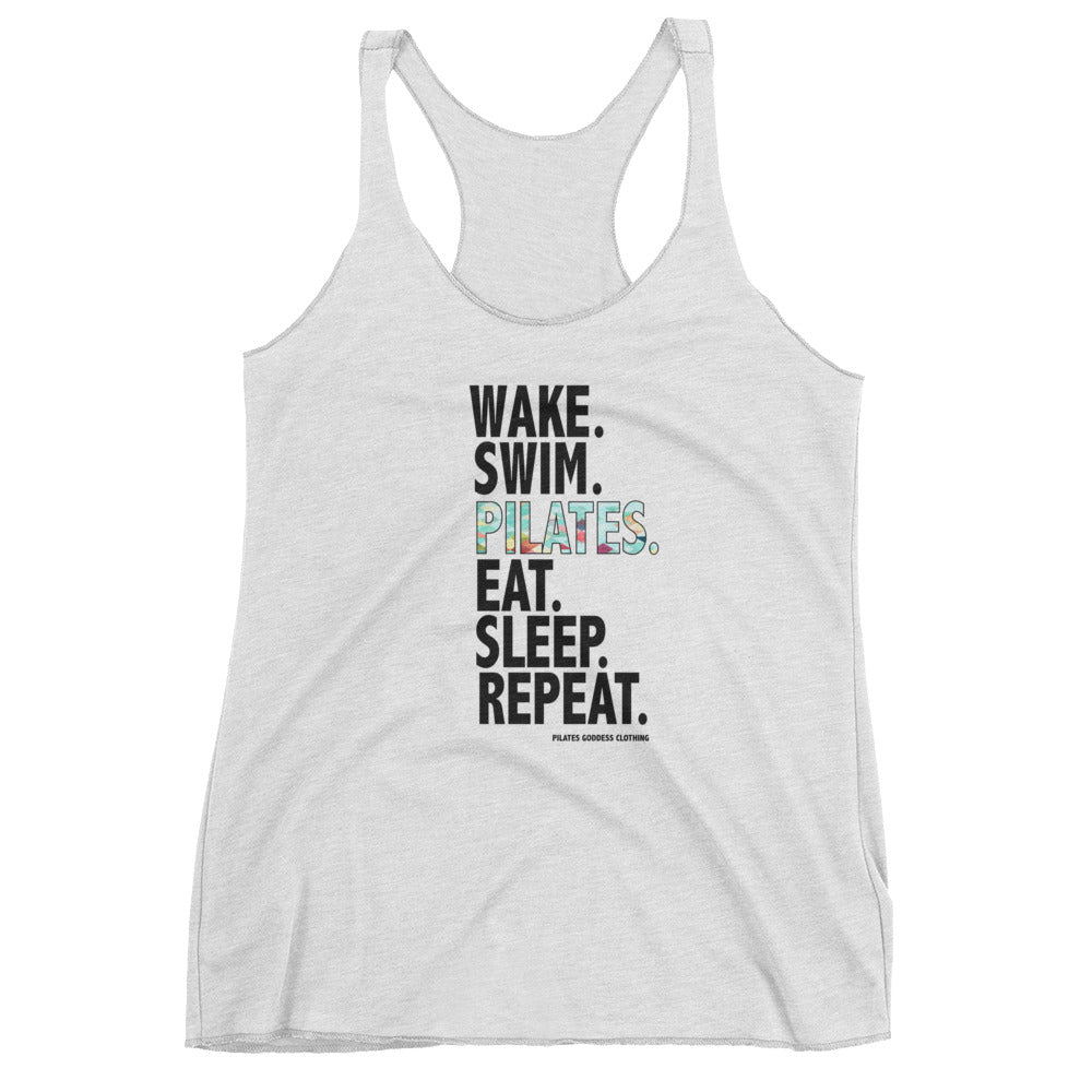 Pilates Enthusiast Women's Racerback Tank