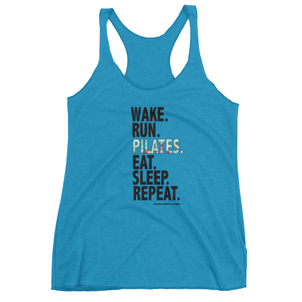 Pilates Enthusiast Women's Racerback Tank