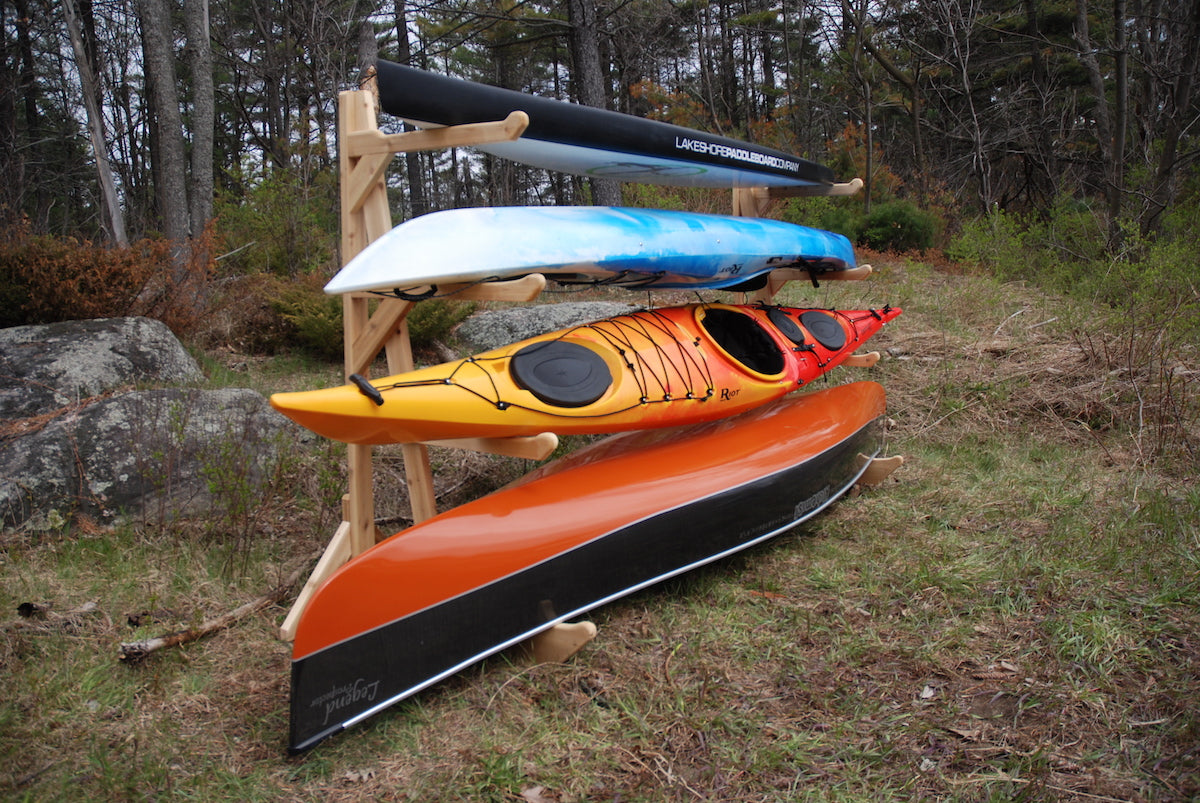 Tahitian Canoe Rack for Kayak Storage