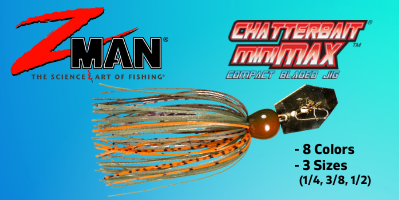 Evergreen / Z-Man Jack Hammer Chatterbait Bladed Jig - Choose Size