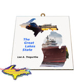 Great Lakes Freighter Lee Tregurtha Hanging Art Tile