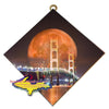 Mackinac Bridge Full Moon Hanging Tile Michigan Coasters for Michigan Made Gifts