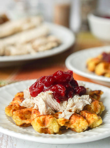 creative thanksgiving leftover recipes turkey and waffles 