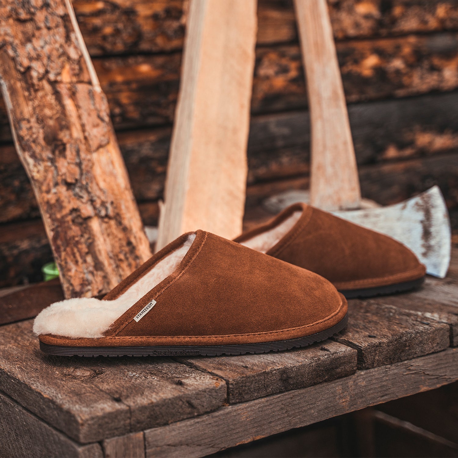 Staheekum Men's Slippers | Men's Cypress - Wheat