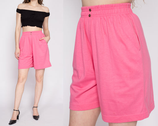 Buy Vintage 70s/80s Hot Pink Hot Pants, High Waist Booty Shorts, Roller Disco  Shorts Women Medium Waist 28 Online in India 