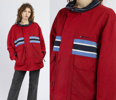 tommy hilfiger windbreaker hoodie