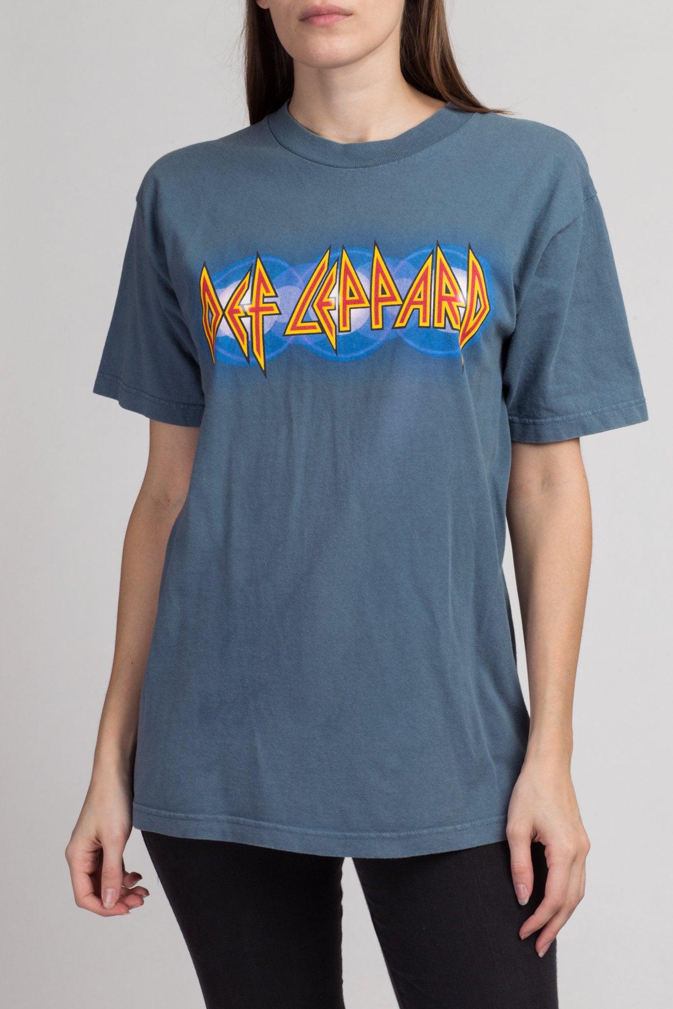 Vintage 90s Def Leppard Euphoria Tour T Shirt - Medium – Flying