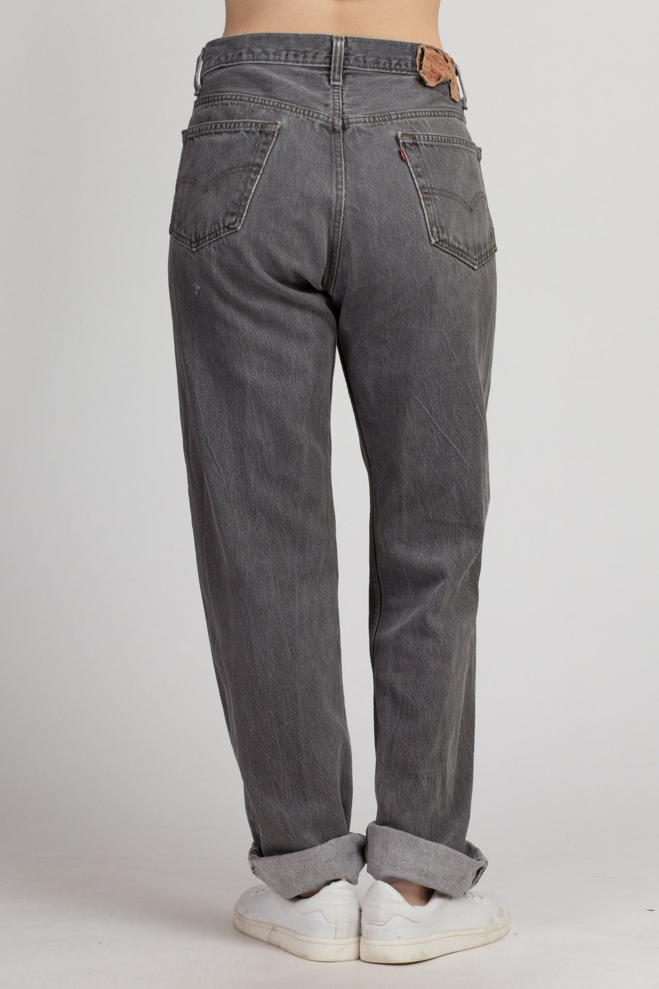 Vintage Levi's 501 Black Denim Jeans - 36x34 – Flying Apple Vintage
