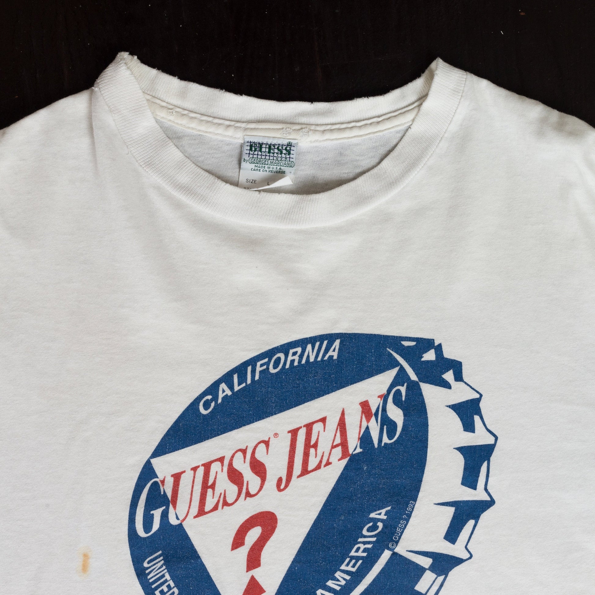 90s Guess Jeans T Shirt - Men's Large, Women's XL – Flying Apple Vintage