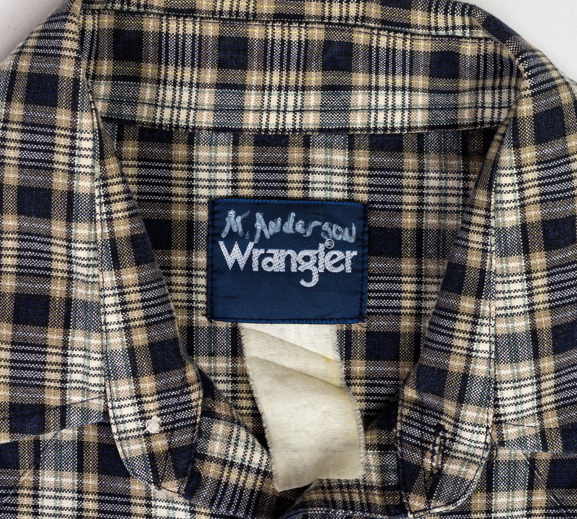 Vintage Wrangler Plaid Pearl Snap Shirt - Men's Large – Flying Apple Vintage