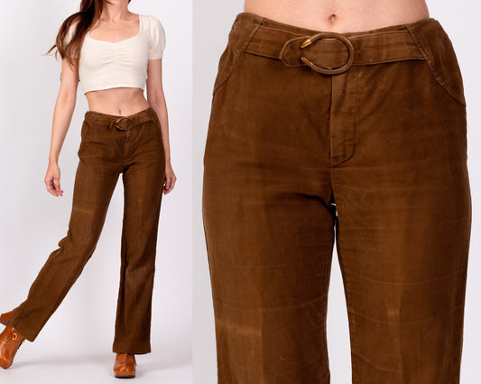 1950s Taupe High Waist Western Pants - Extra Small – Flying Apple Vintage