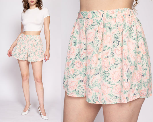 Sm-Med 90s Victoria's Secret Floral Satin Sleep Shorts – Flying