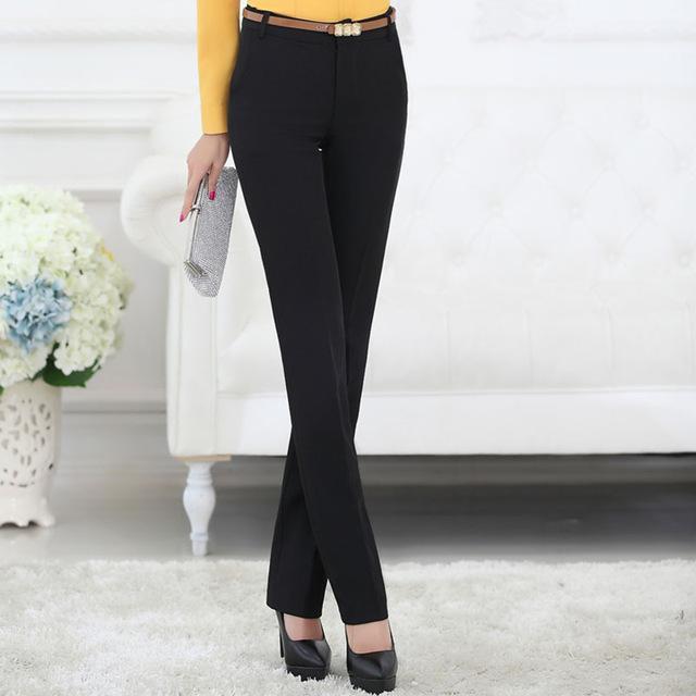 black formal pant for women