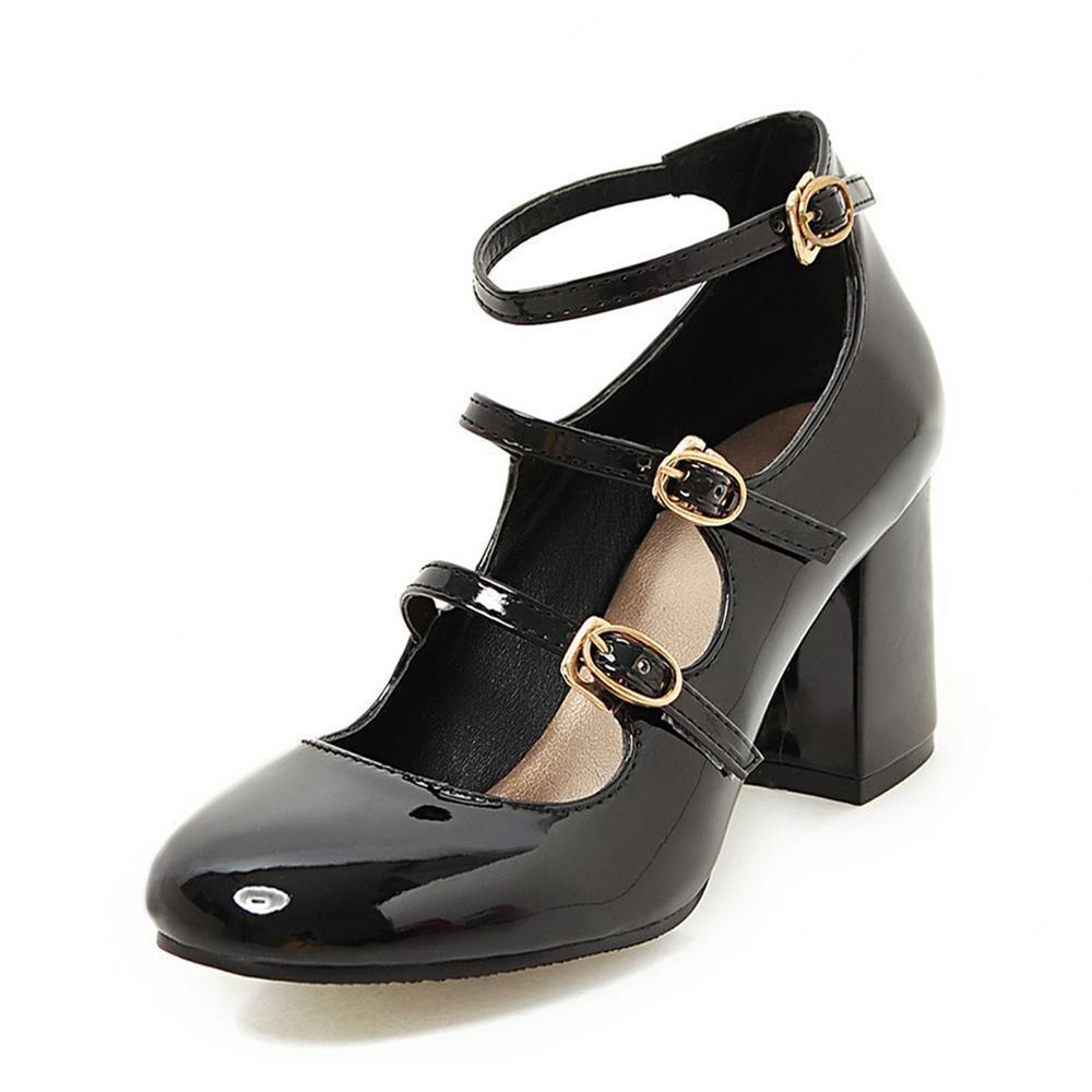 three strap mary janes