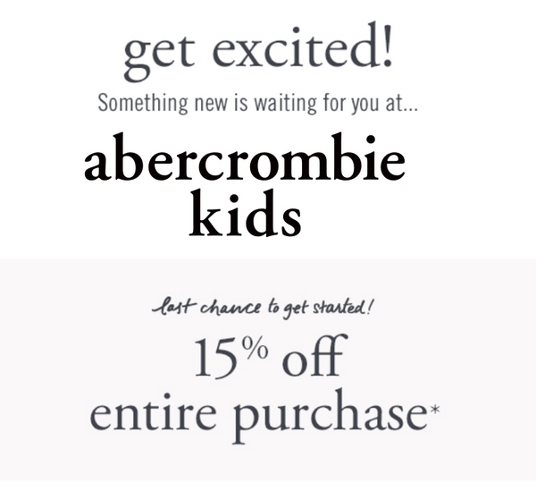 abercrombie & fitch discount code