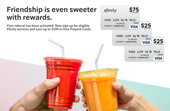 Xfinity Mobile-$125 Prepaid Visa Card for New Accounts Plus $50 Referrals! - Mass Koupons