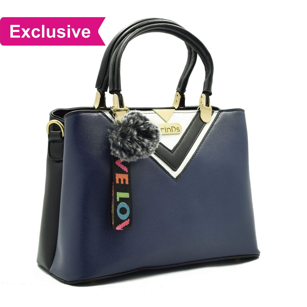 ladies blue handbags