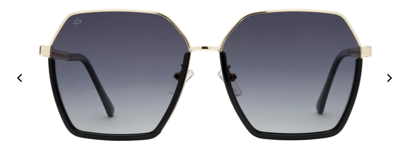 Privé Revaux | The Glide Sunglasses | Gold | Medium