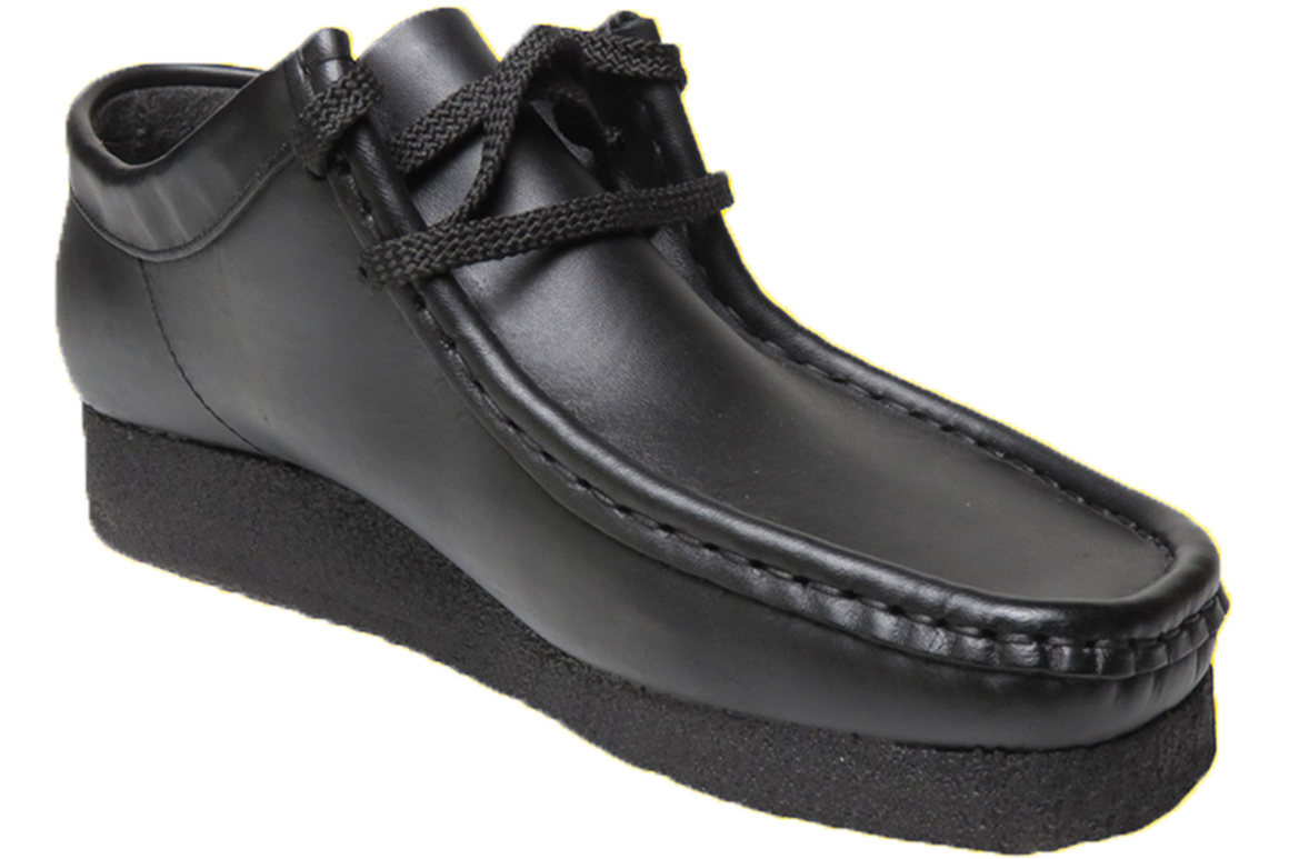 Grasshopper Lace Up School Shoes - Black – Gem Schoolwear