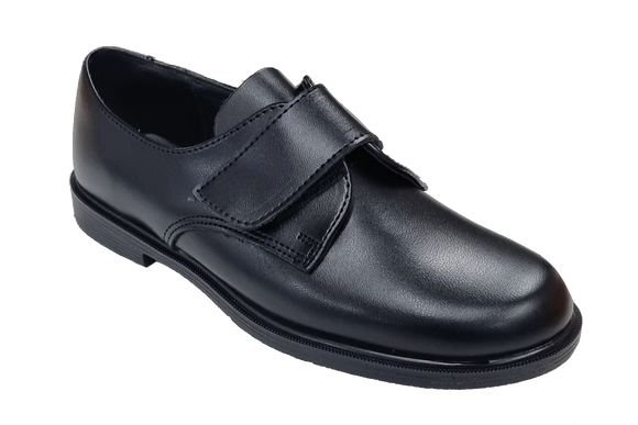 Smart Step Boys Velcro School Shoes - Black – Gem Schoolwear