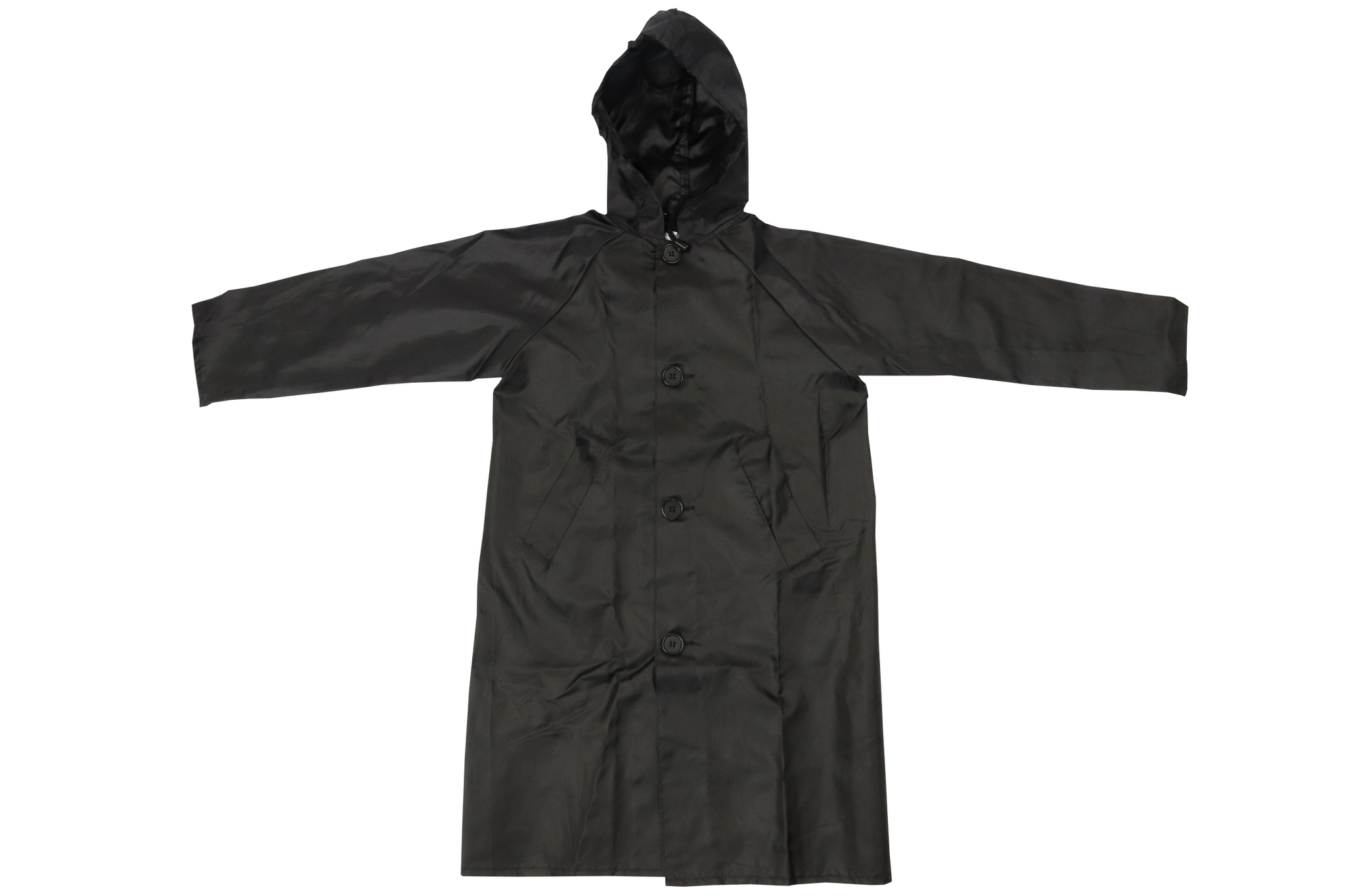 Raincoat Nylon - Black – Gem Schoolwear