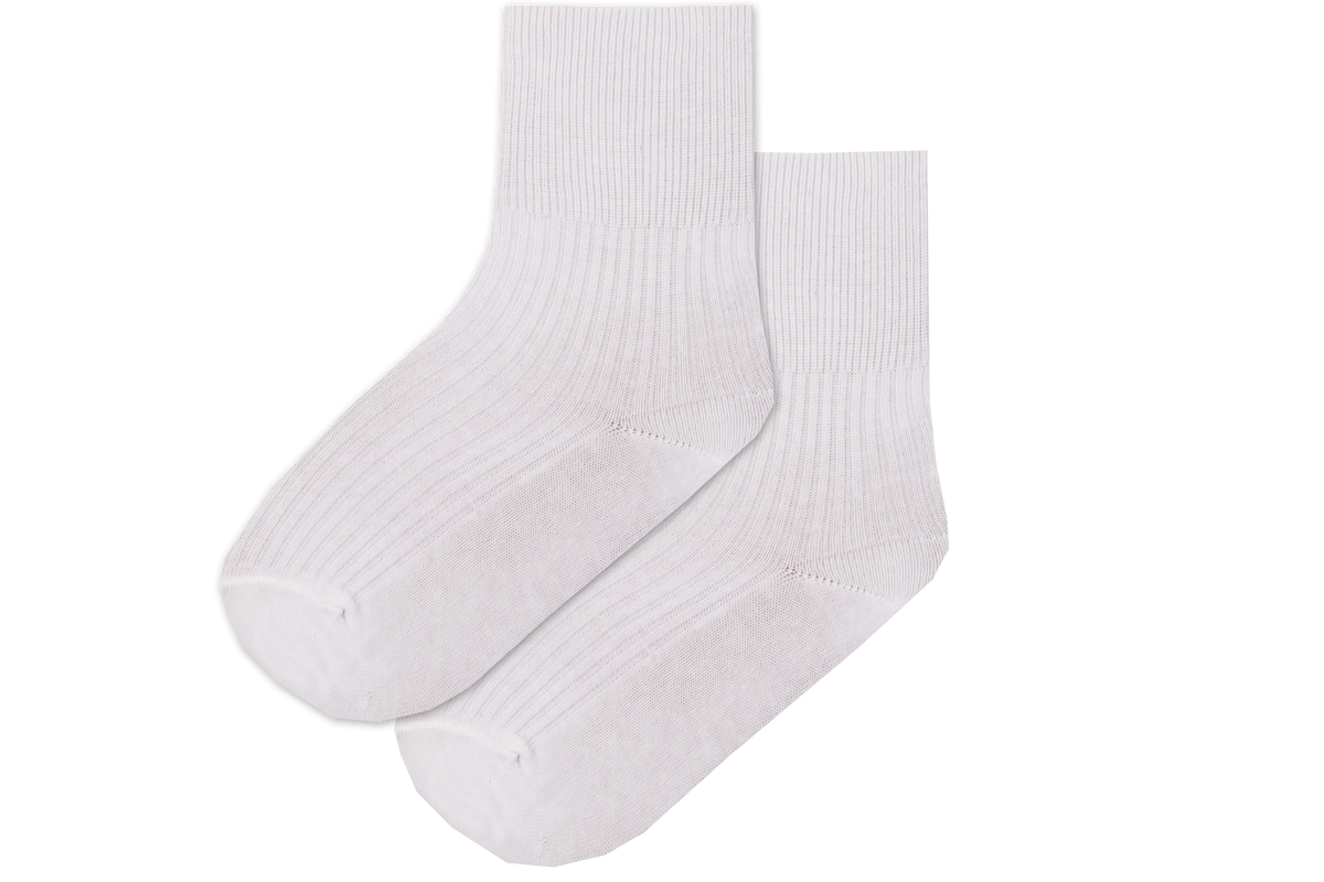 Socks Girls Anklets - White – Gem Schoolwear