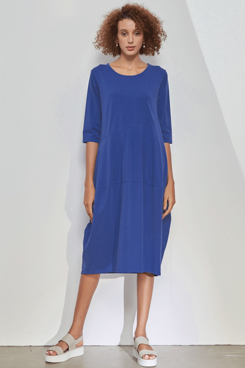 Tirelli - 20A2383 Diagonal Seam Dress - Exclusive – Magazine Designer ...