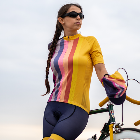Moisture wicking cycling apparel