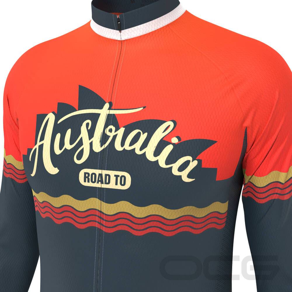 long sleeve cycling tops mens