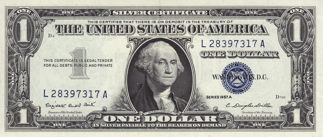 United States / P-419a / 1 Dollar / 1957 A