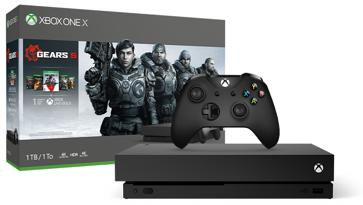 xbox one x with gears 5