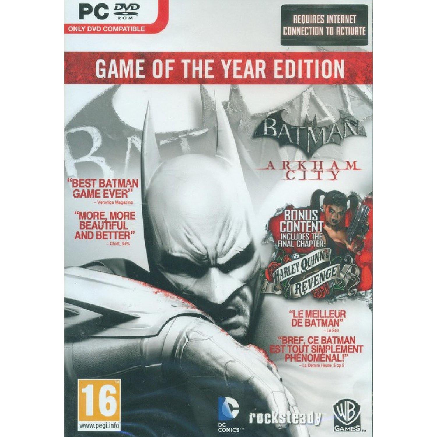 PC Batman Arkham City Game of the Year Edition – Games Crazy Deals