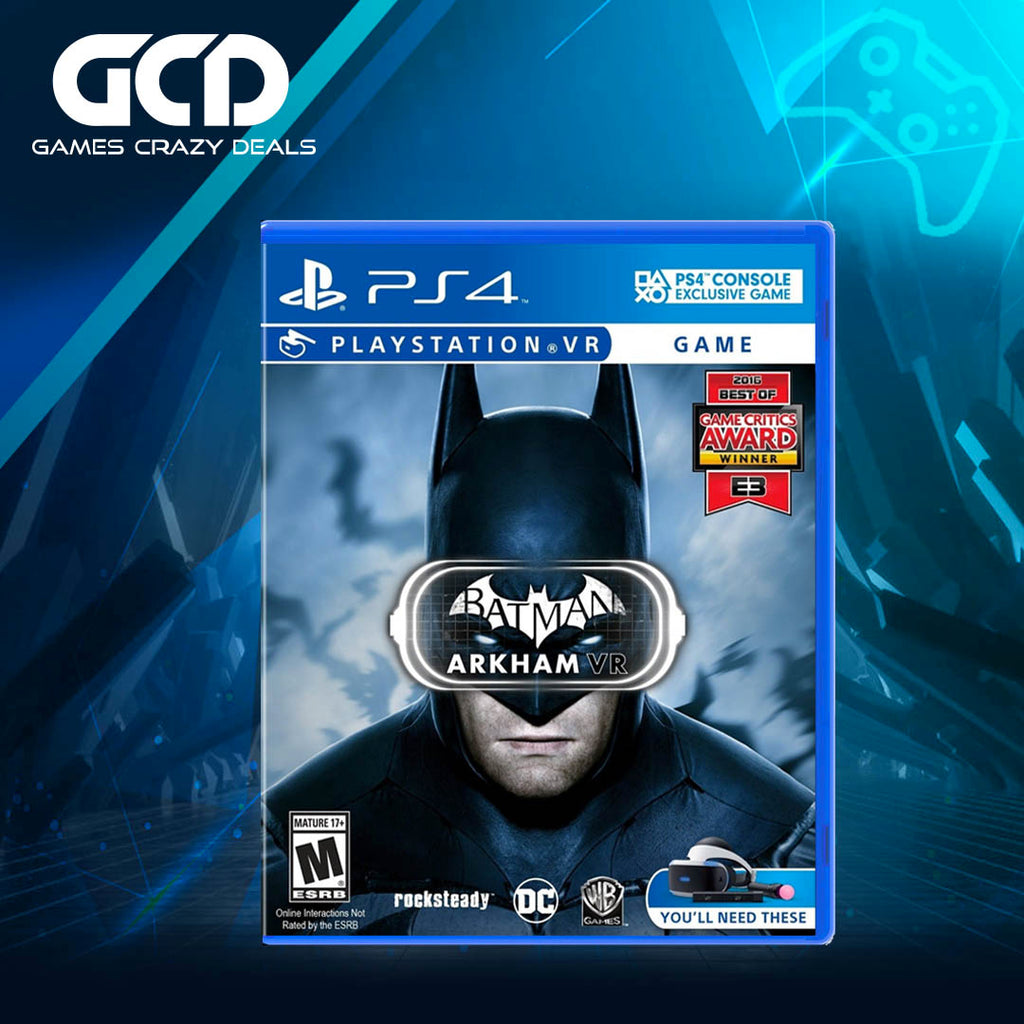 PS4 Batman: Arkham VR (R-ALL) – Games Crazy Deals