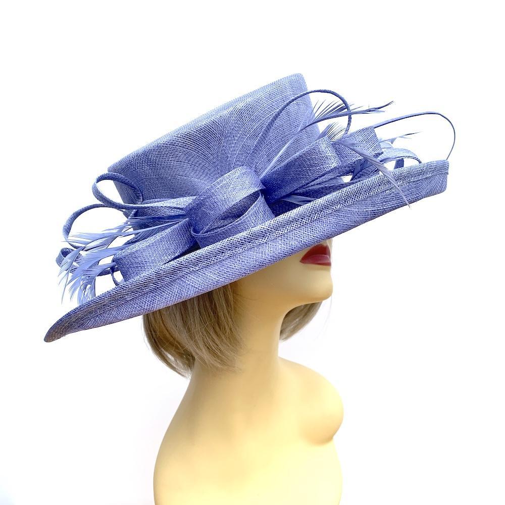 periwinkle blue fascinator