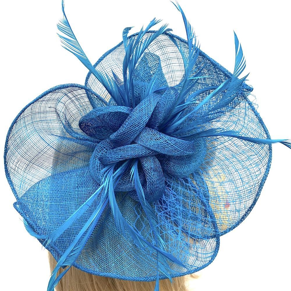 teal fascinator