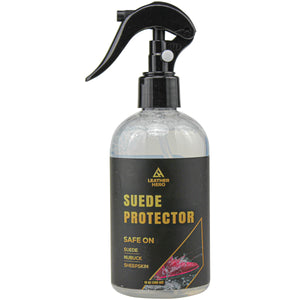 Leather Hero Suede Protector Compatible with Ugg Boots (10oz) - Waterproofing Spray for Suede Boots, Shoes, Jackets, Accessories - Water & Stain Repellant Spray - My Shoe Supplies