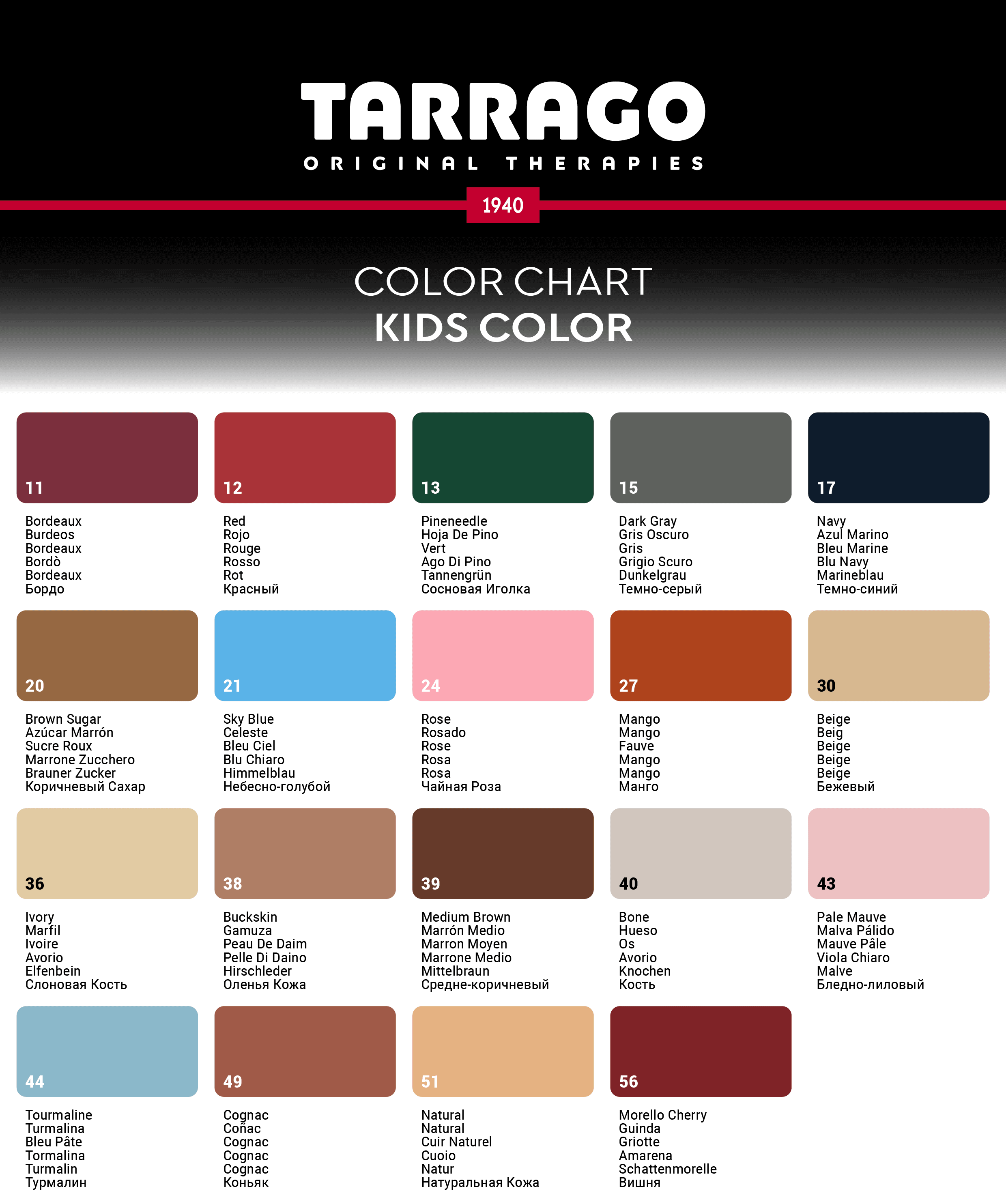 Tarrago Nubuck Suede Color