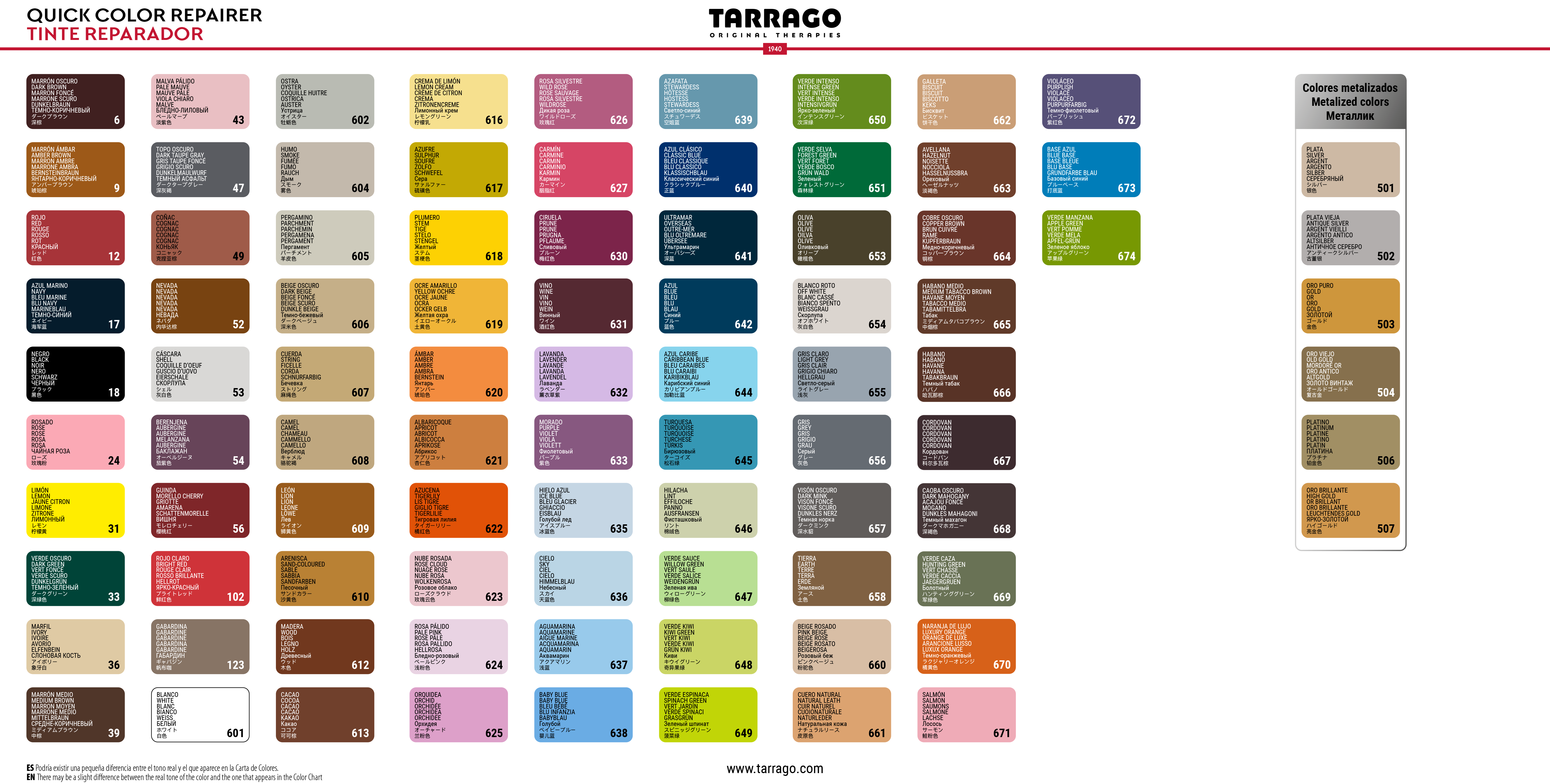 Tarrago Quick Color
