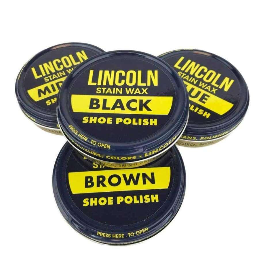 Lincoln Shoe Polish Wax 3oz