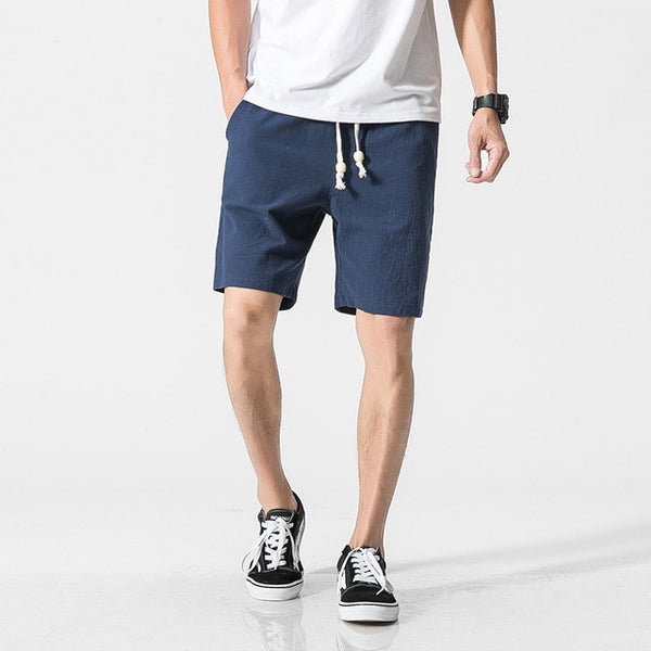 Cotton Linen Shorts - Gleoni