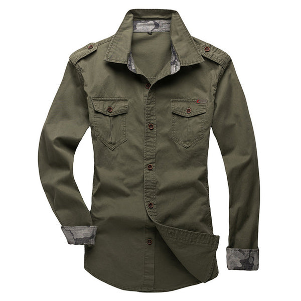 Military Style Shirts - Gleoni