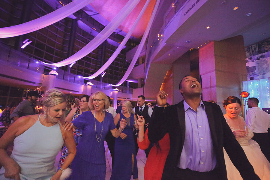 Benaroya Hall Lighting, Sarah Alston Photography, LightSmiths Seattle, Seattle Wedding Lighting, Event Lighting Seattle, Benaroya Hall