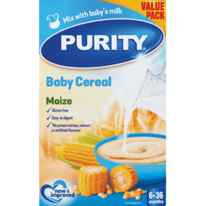 maize cereal for babies