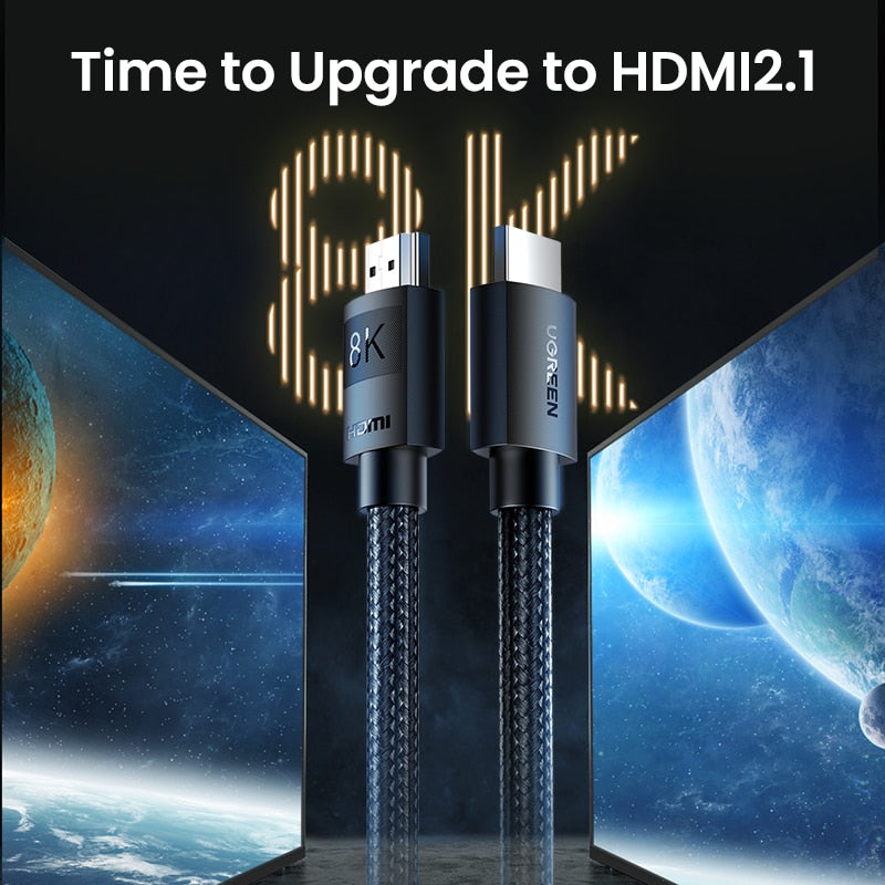 Ugreen HDMI 2.1 Cable Ultra High-speed 8K/60Hz 4K/120Hz for Xiaomi