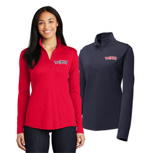 quarter zip performance pullover