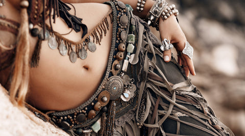 Styling tips on how to accessorize your boho jewelry to complete your bohemian look.